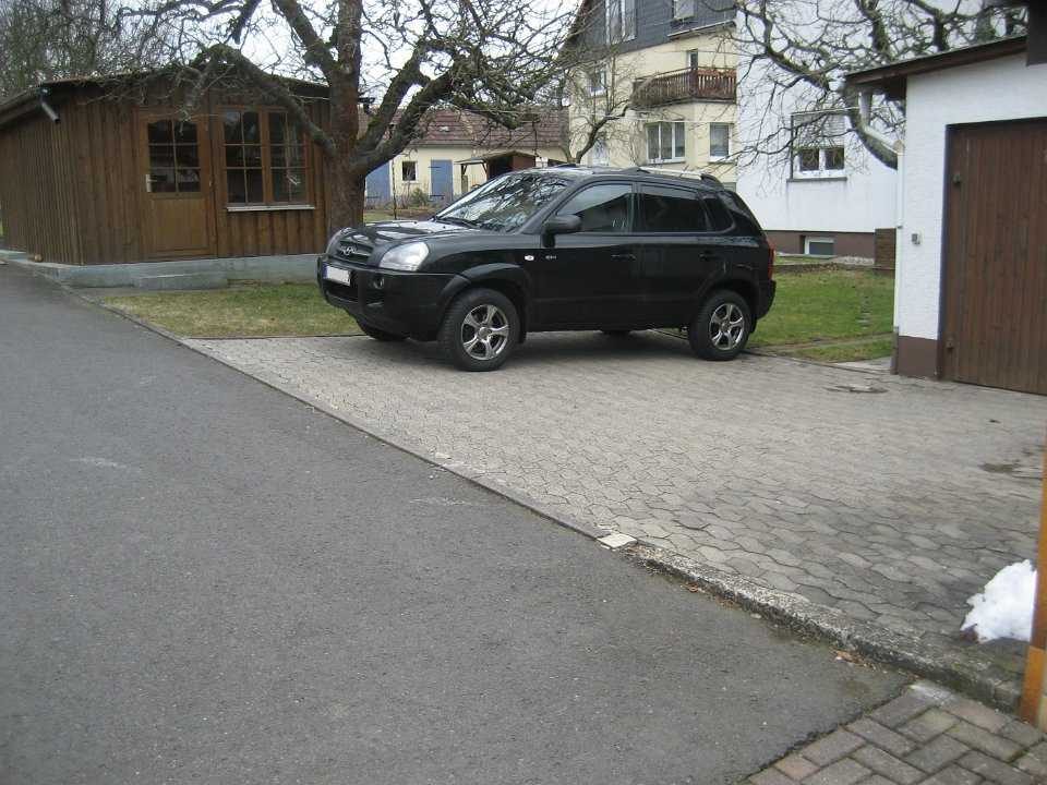 Außenanlage vor der Neugestaltung